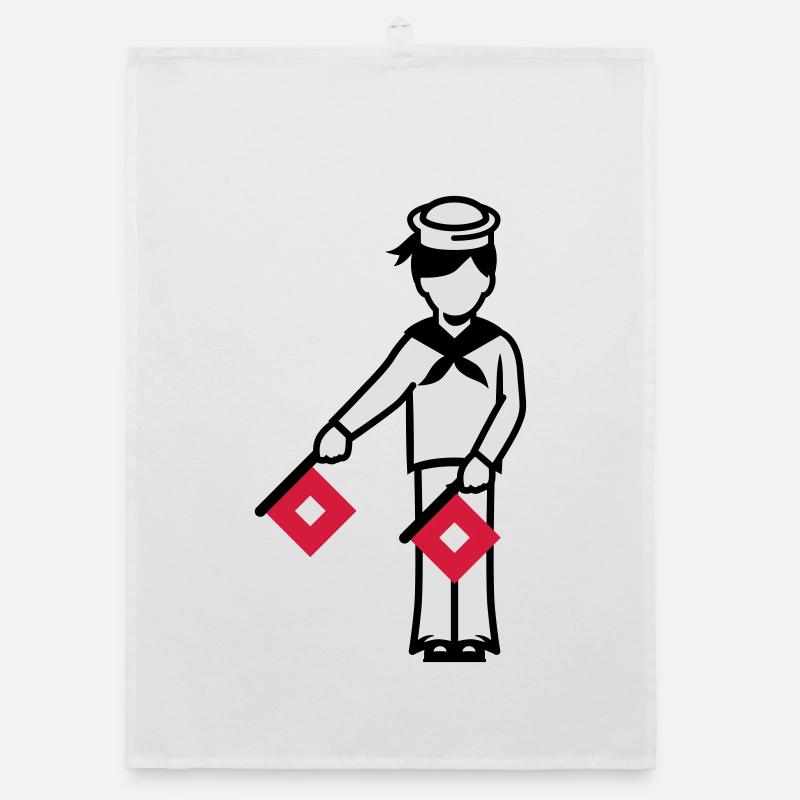 Marin A1 un Winker alphabet Torchon bio