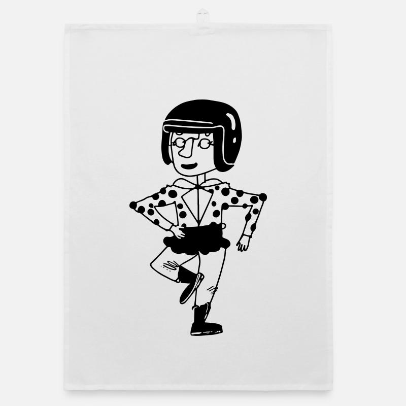 Dancing Hero Organic dish towel