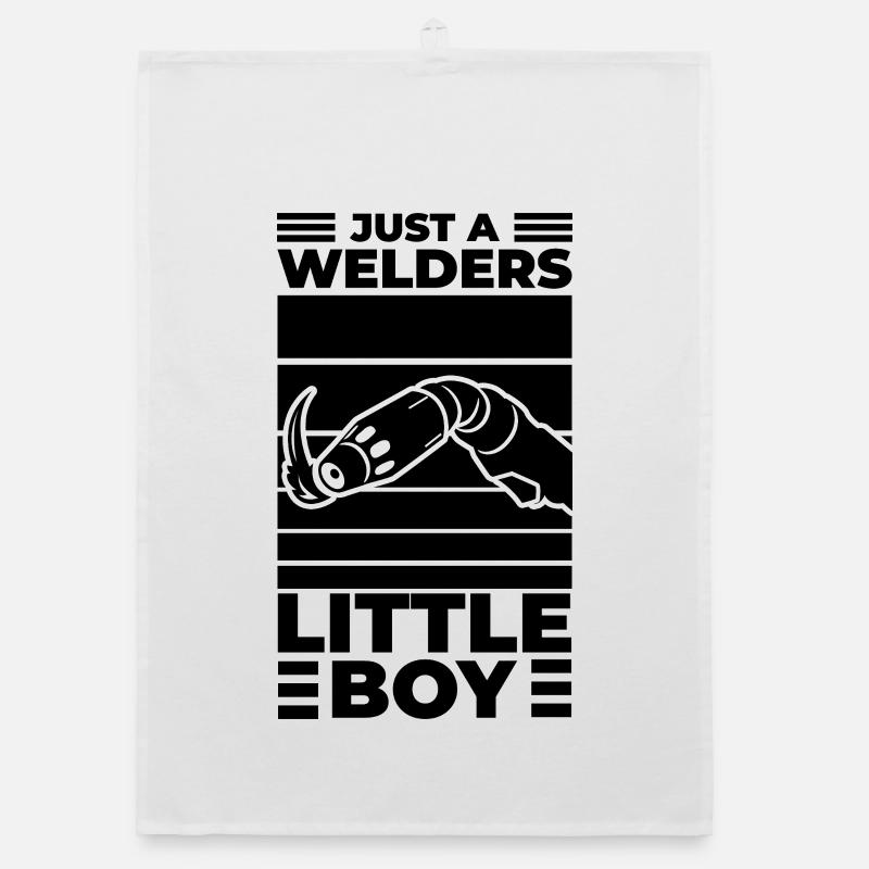 Welder boy Organic dish towel