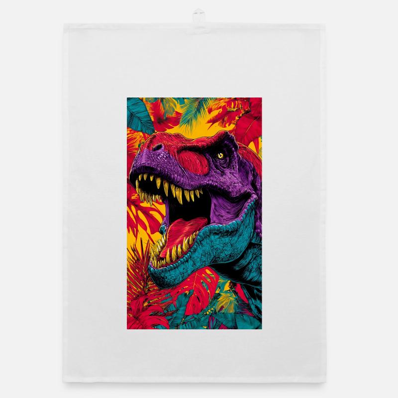 Dinosaurier Organic Geschirrtuch