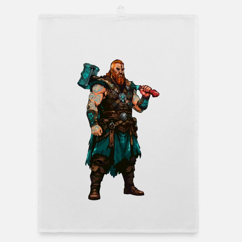 Viking Warrior Organic dish towel