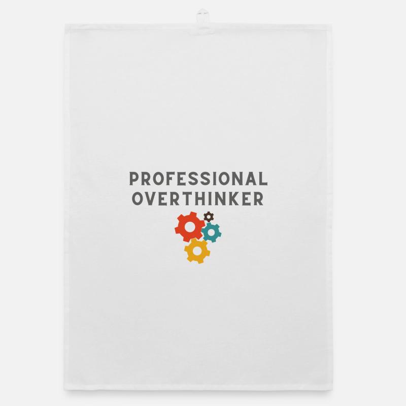 Professional Overthinker Organic dish towel