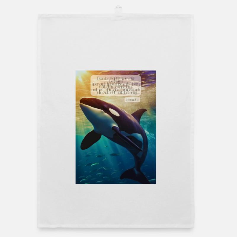 Orca Underwater Hope Verse Torchon bio