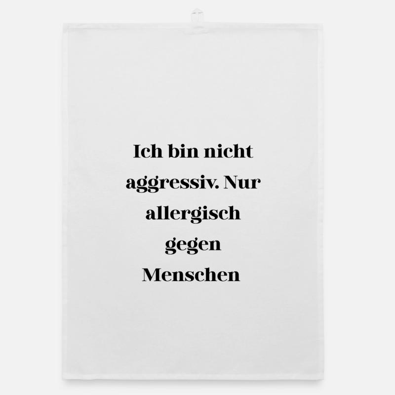 Sarkasmus nicht aggressiv  Organic Geschirrtuch