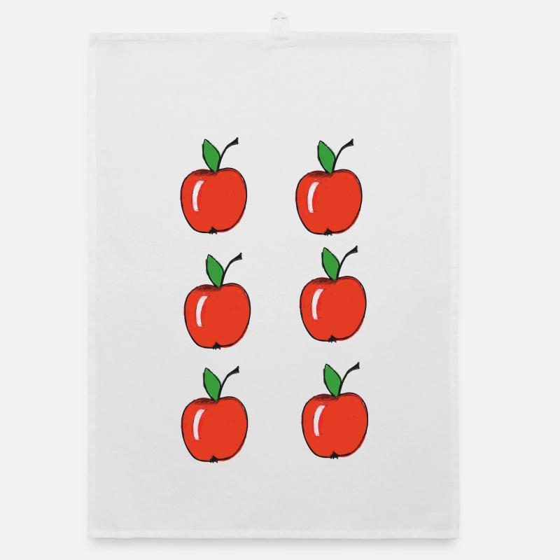 apples Äpfel Organic Geschirrtuch