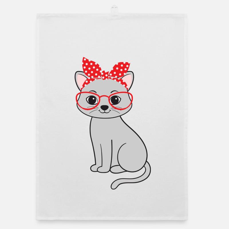 Cat Cats Organic dish towel