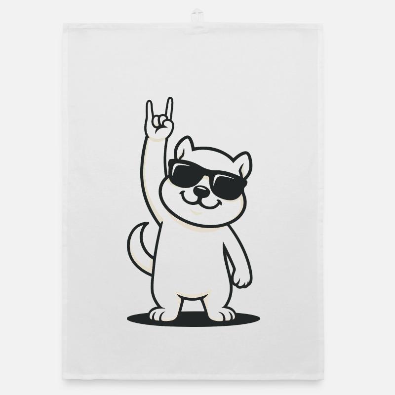 Rockin' Squirrel Organic Geschirrtuch