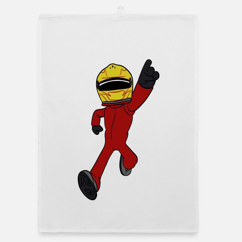 Rennfahrer  Organic Geschirrtuch