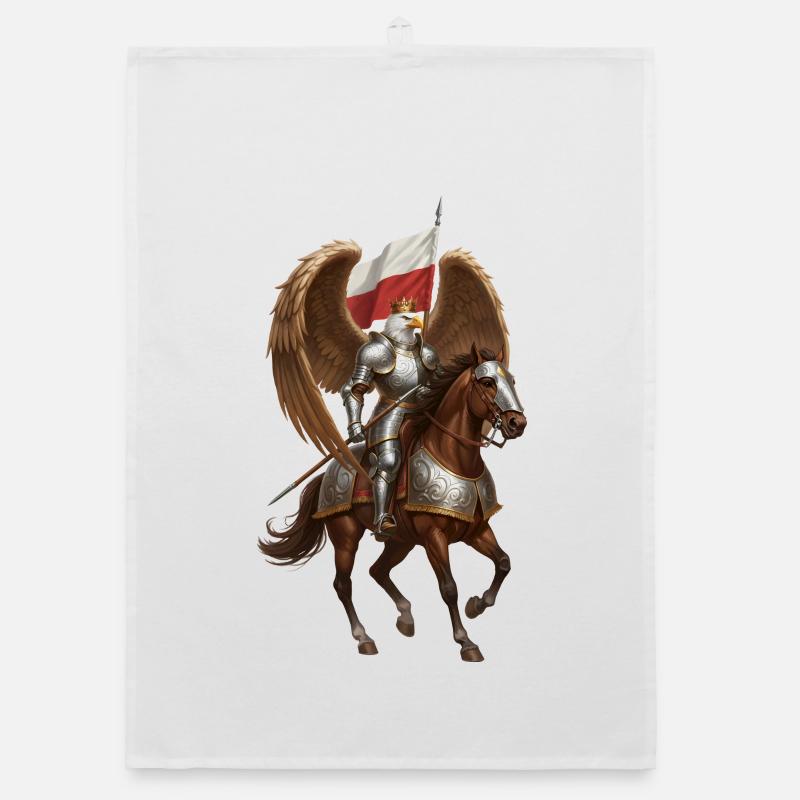 Aigle polonais cavalier de hussard ailé Torchon bio