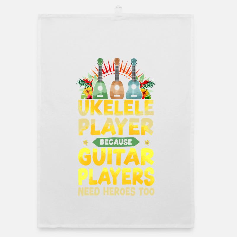Hawaiian Ukulele Uke Ukulele Organic dish towel