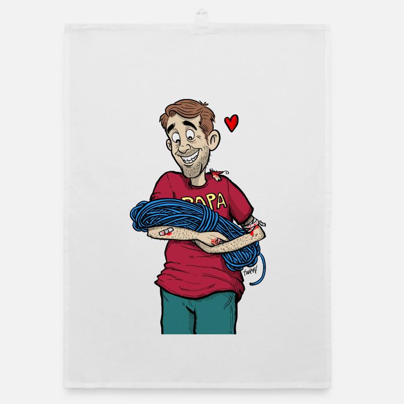 Papa_Climber Organic dish towel