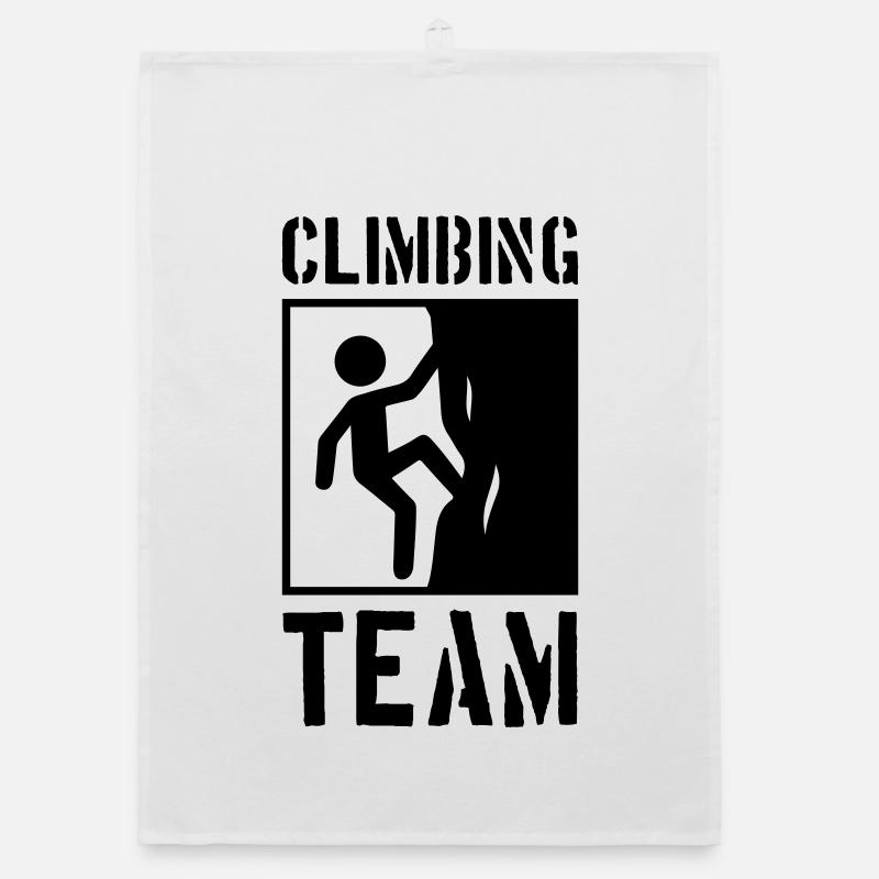 Escalade en équipe de montagne Torchon bio