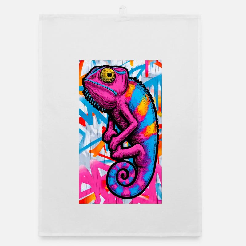 chameleon Organic dish towel