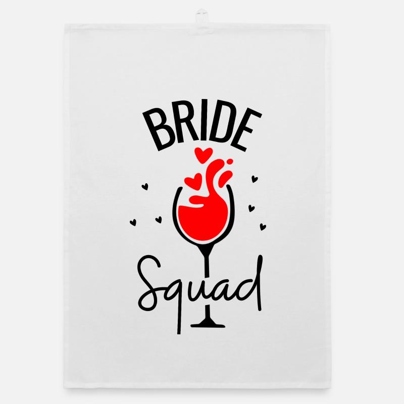 Bride Squad Junggesellinnenabschied Organic Geschirrtuch