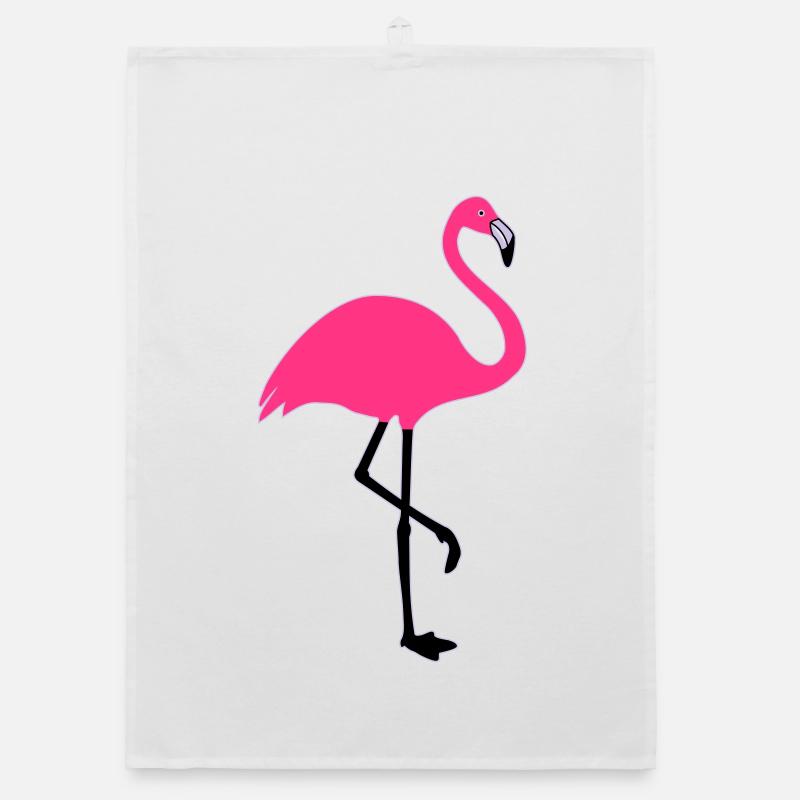 Flamingo Summer Sun Beach Torchon bio