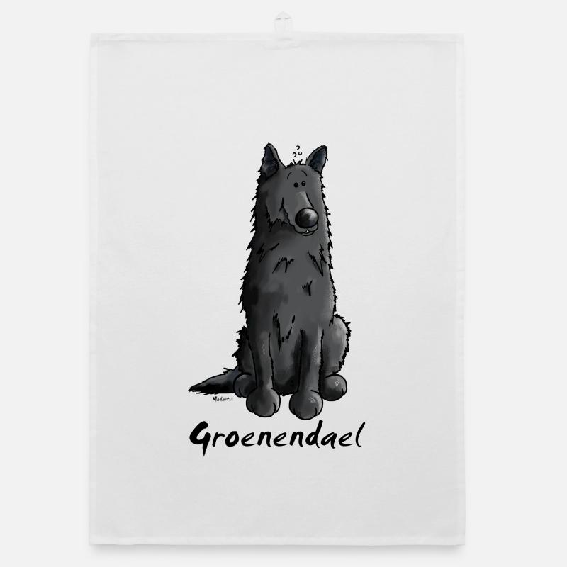 Drolliger Groenendael Organic Geschirrtuch