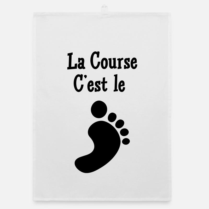 Course à Pied / Running / Jogging / Coureur Torchon bio