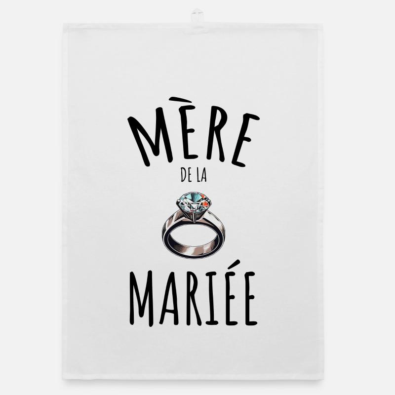 Mère de la mariée. Torchon bio