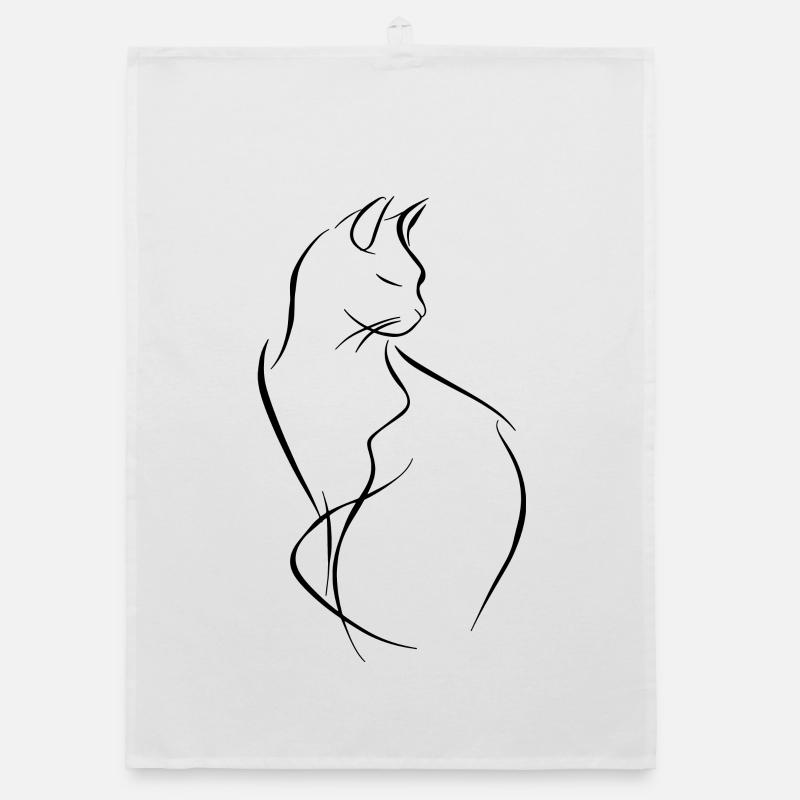 Dessin de chat Torchon bio