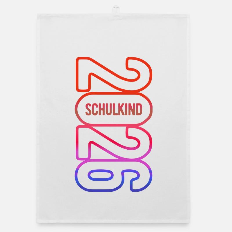 Schulkind 2026 - Einschulung - Erstklässler Organic Geschirrtuch