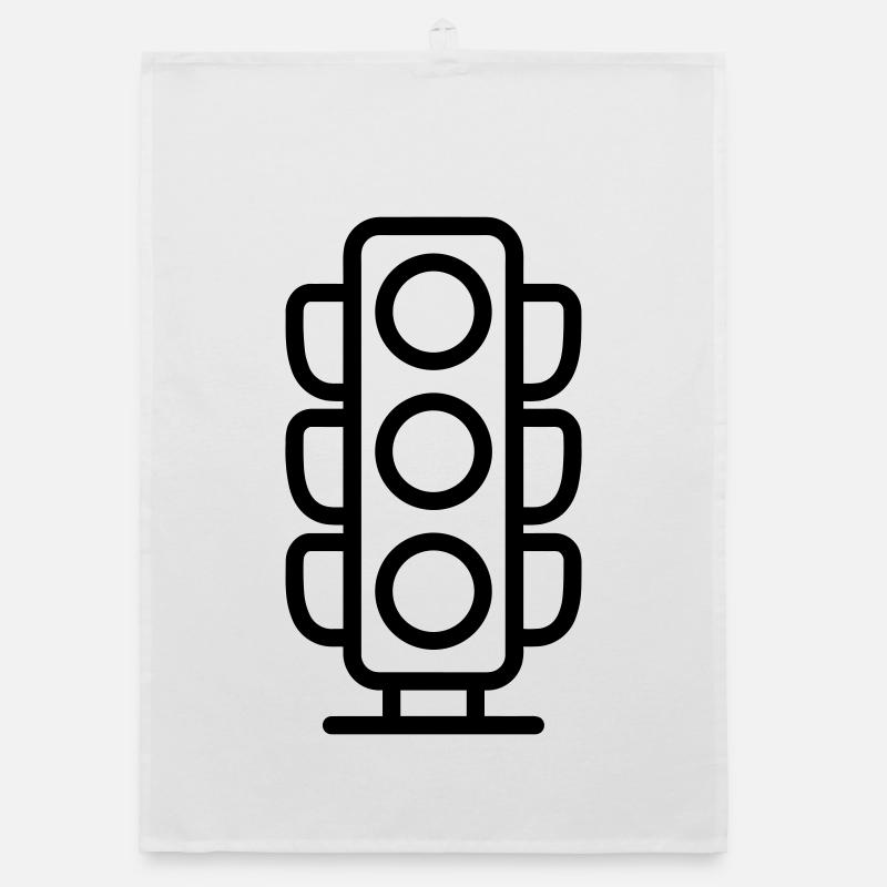 Traffic light Organic dish towel