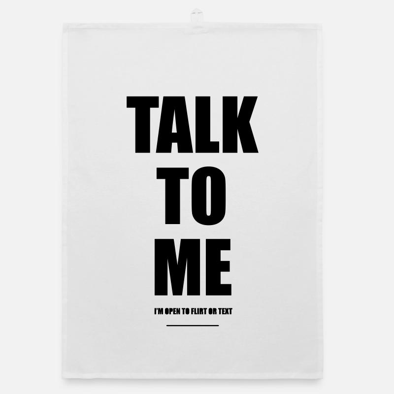 Parle-moi – Porte des mots Torchon bio