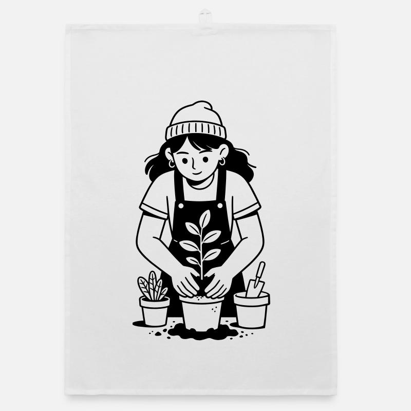 Jardinage pour les verts Torchon bio