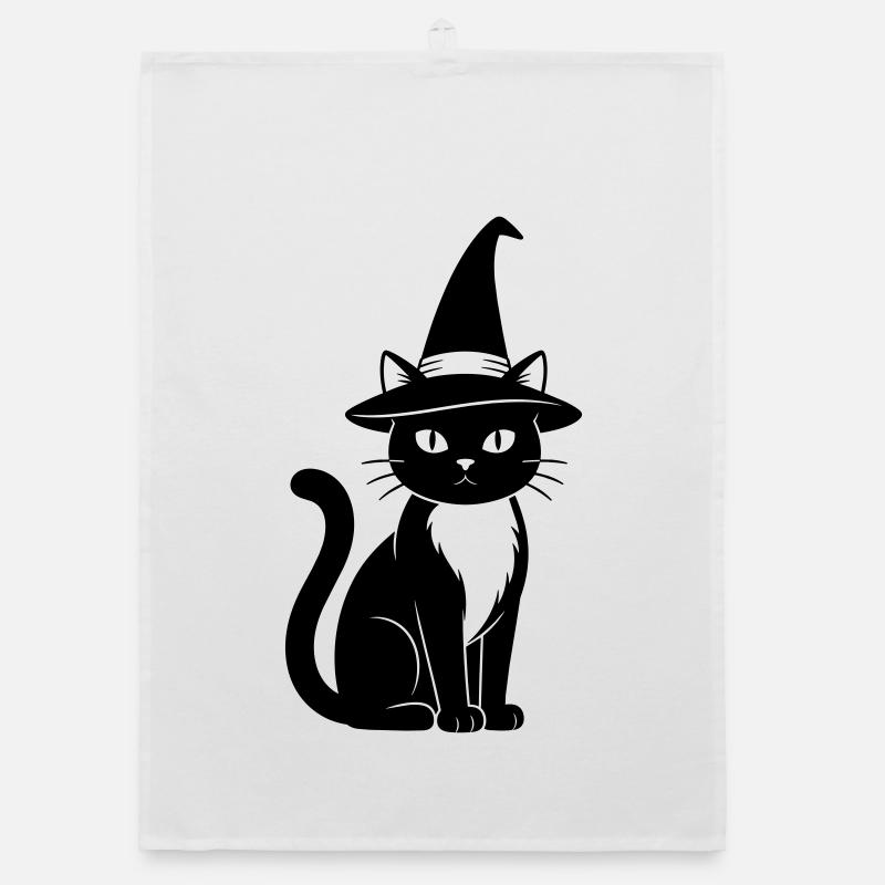 Chat des sorcières Torchon bio