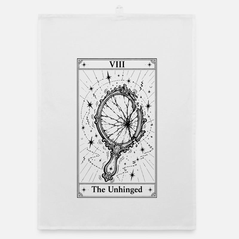 Completely off track | Tarot Humor Organic dish towel