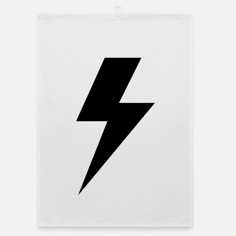 Lightning Strike Organic dish towel