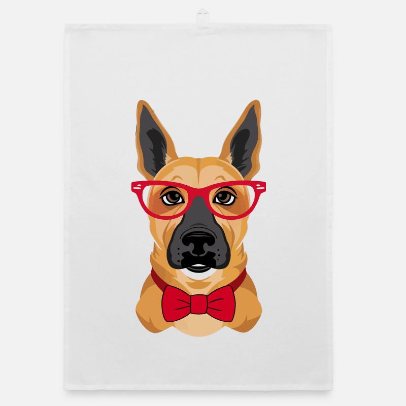 Chien intelligent : conception de chien pimpant Torchon bio