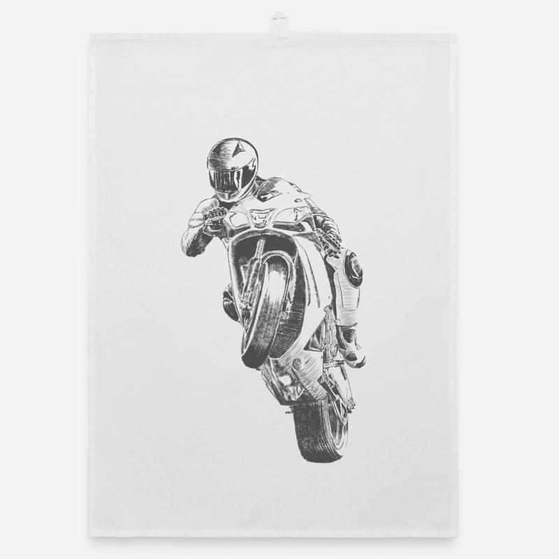 Motorrad Organic Geschirrtuch