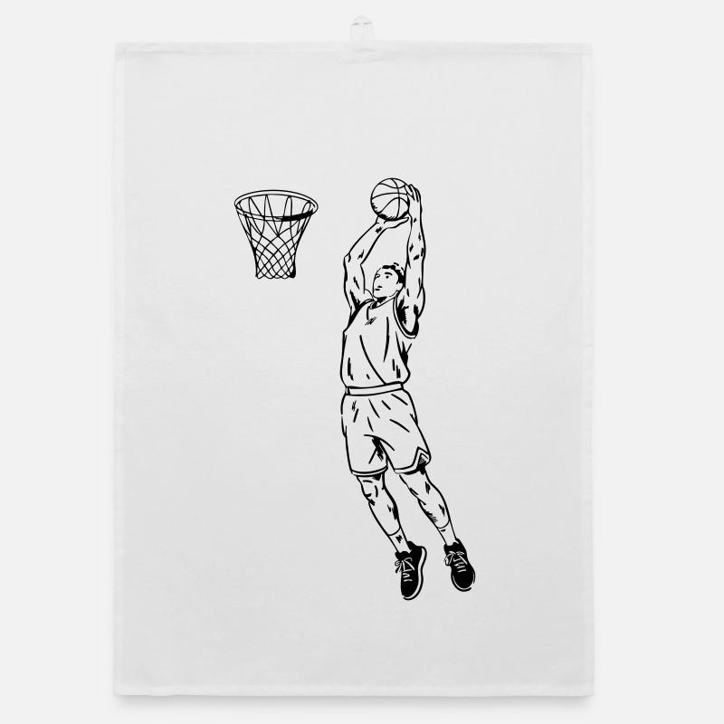 Basketball Slam Dunk Torchon bio