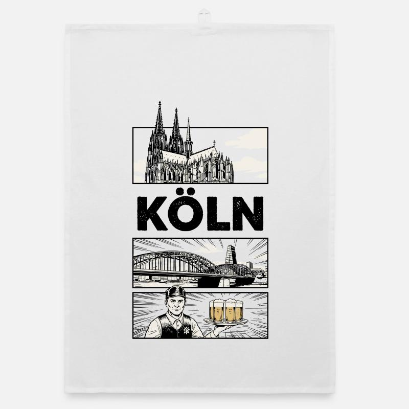 Gothic Cathedral Beer Bearer Organic dish towel