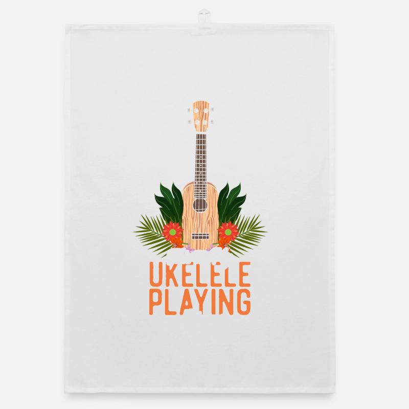 Hawaiian Ukulele Uke This Is My Organic Geschirrtuch
