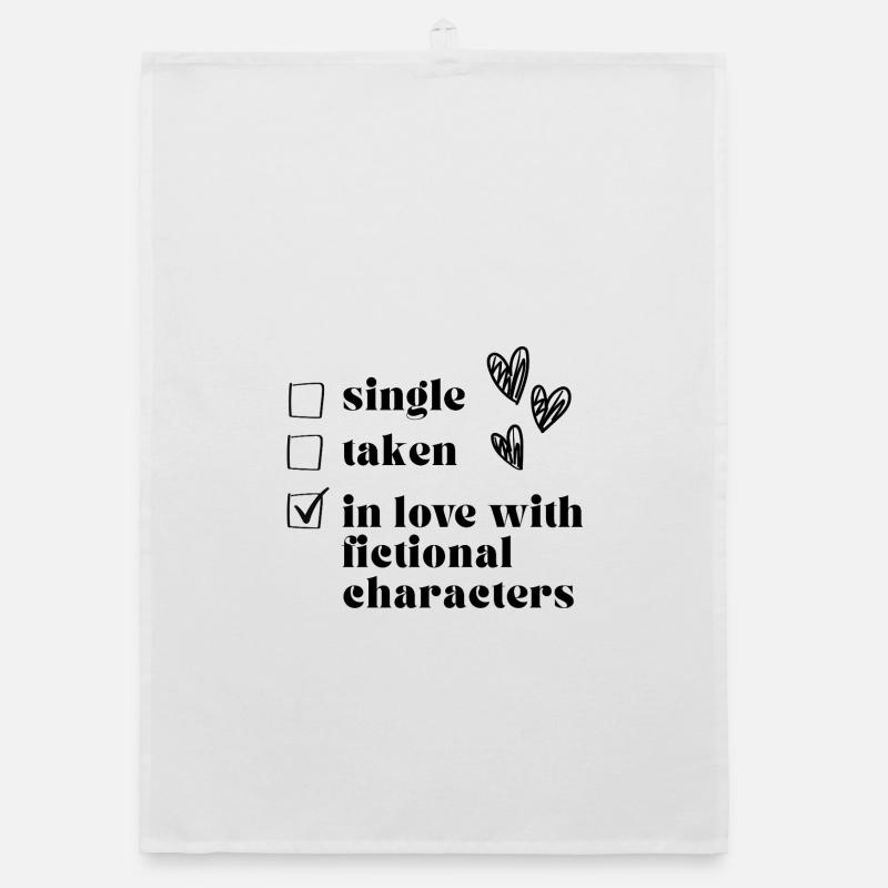 fictional men Organic Geschirrtuch