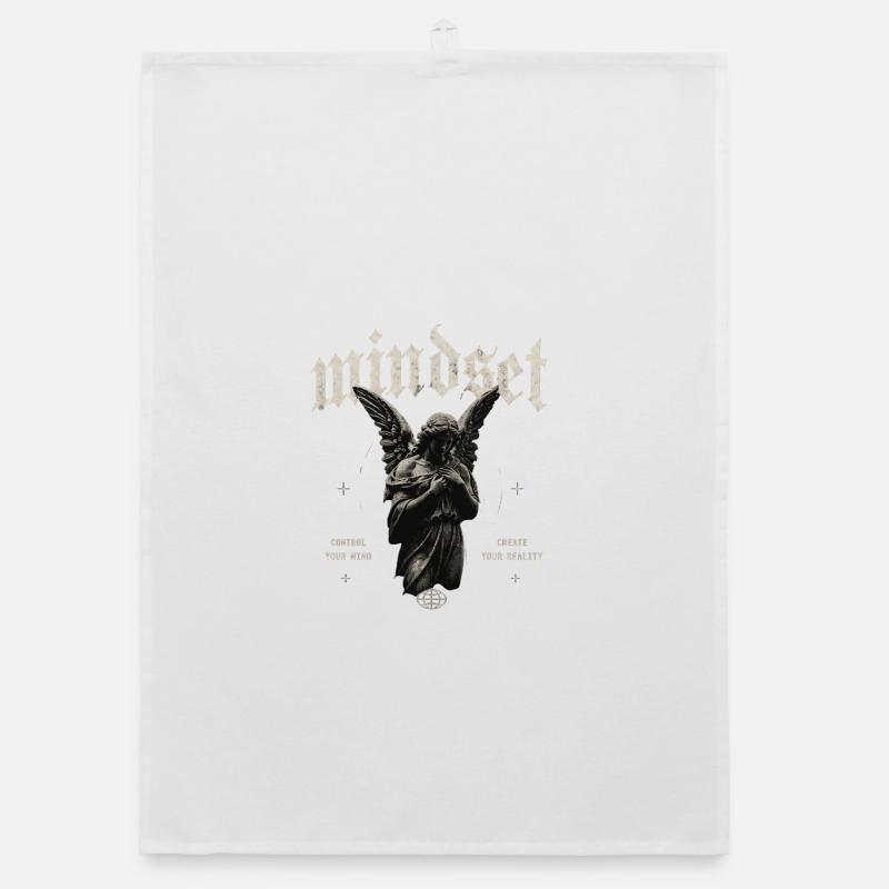 Mindset - control your mind, create your reality Organic Geschirrtuch