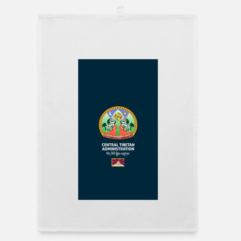 Fall des Tibet-Pass-Telefons Organic Geschirrtuch