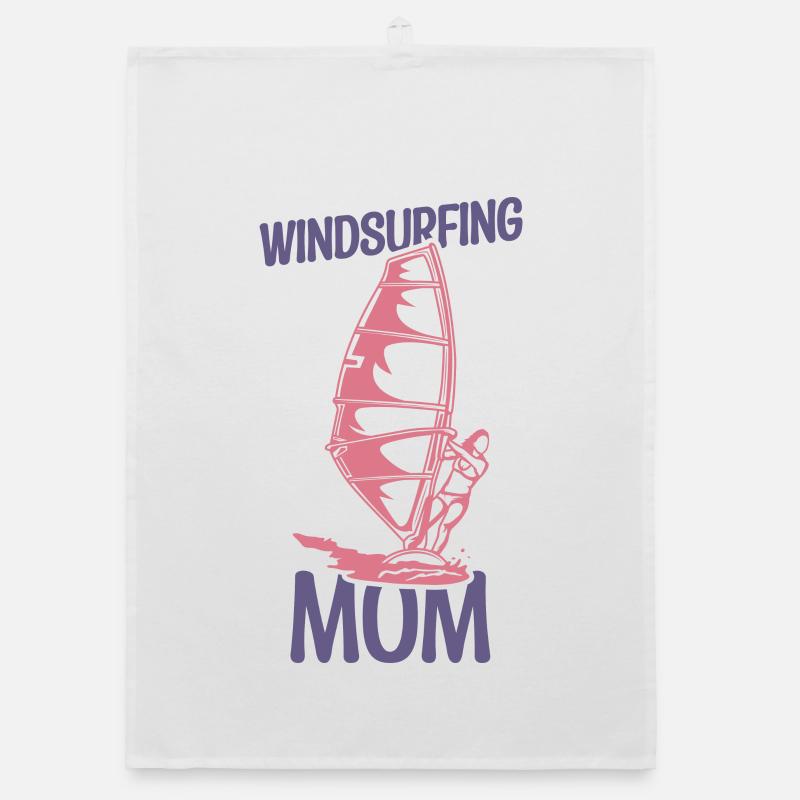 Windsurfing Mutter Organic Geschirrtuch