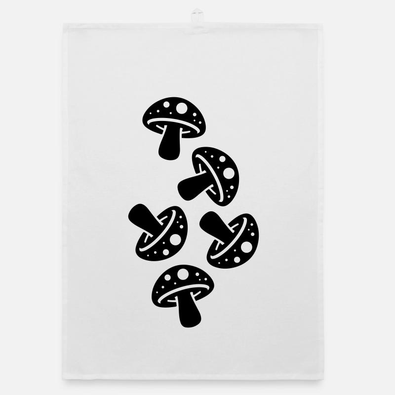 Mushrooms Mushroom Toadstool Organic dish towel