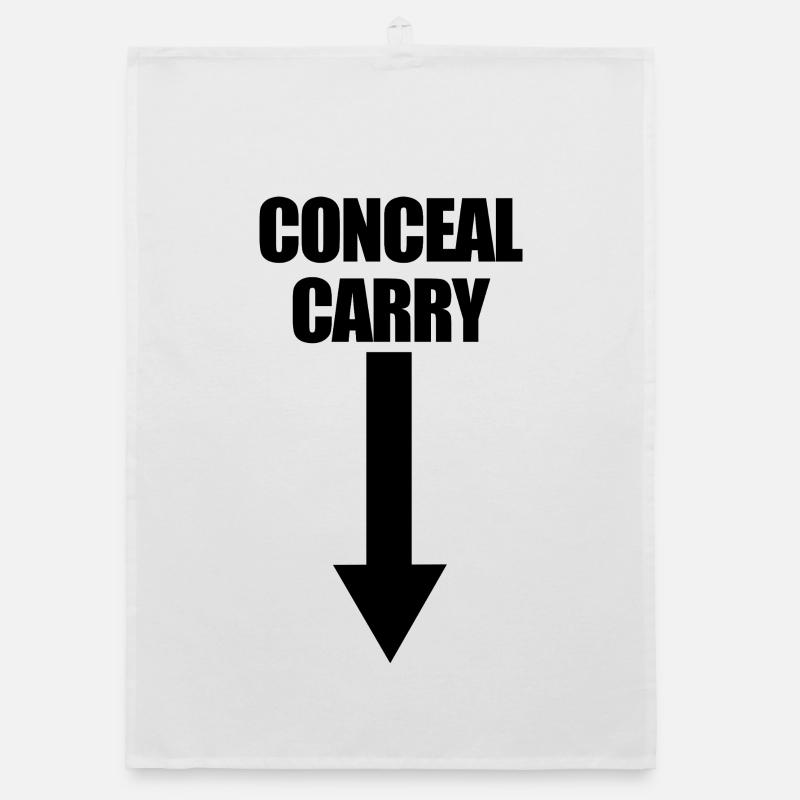 Funny Jokes About Concealed Carrying Weapons Organic dish towel