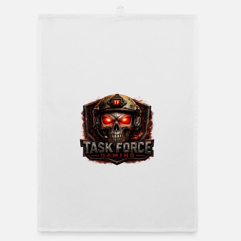 Task Force Gaming Logo Organic dish towel