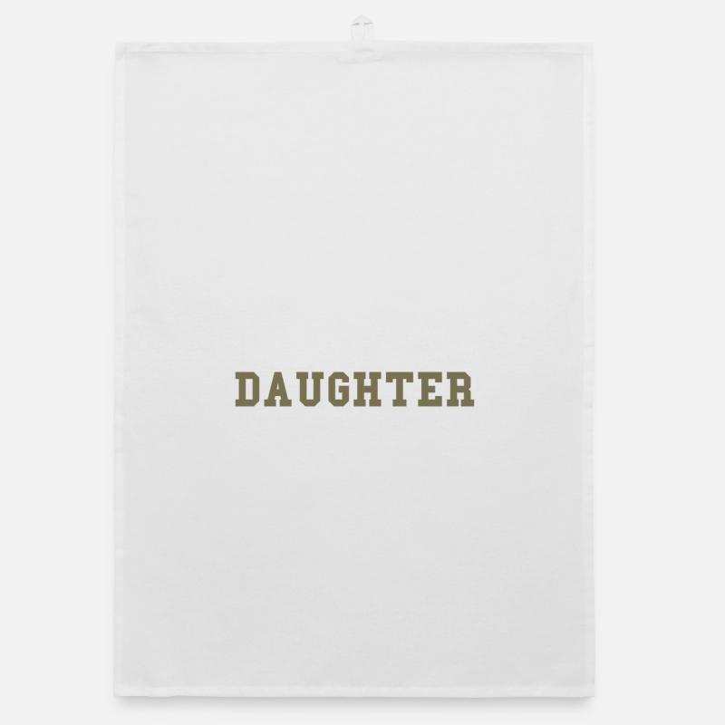 FILLE – Déclaration de style universitaire Torchon bio