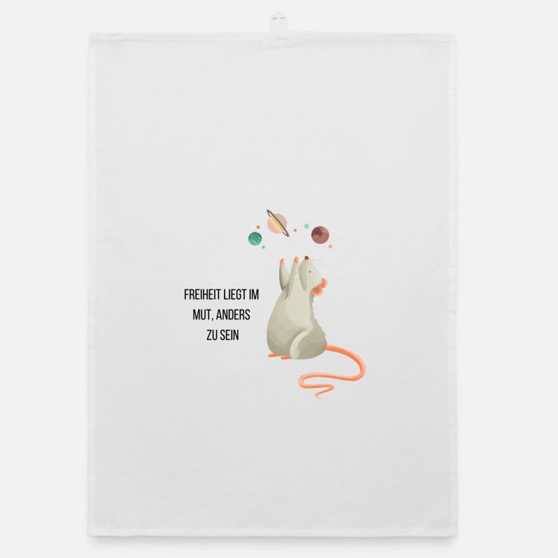 Souris de l’espace Torchon bio