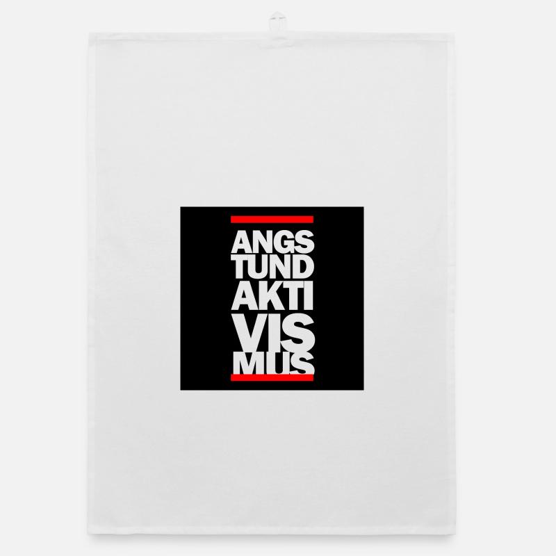 FEAR AND ACTIVISM Organic dish towel