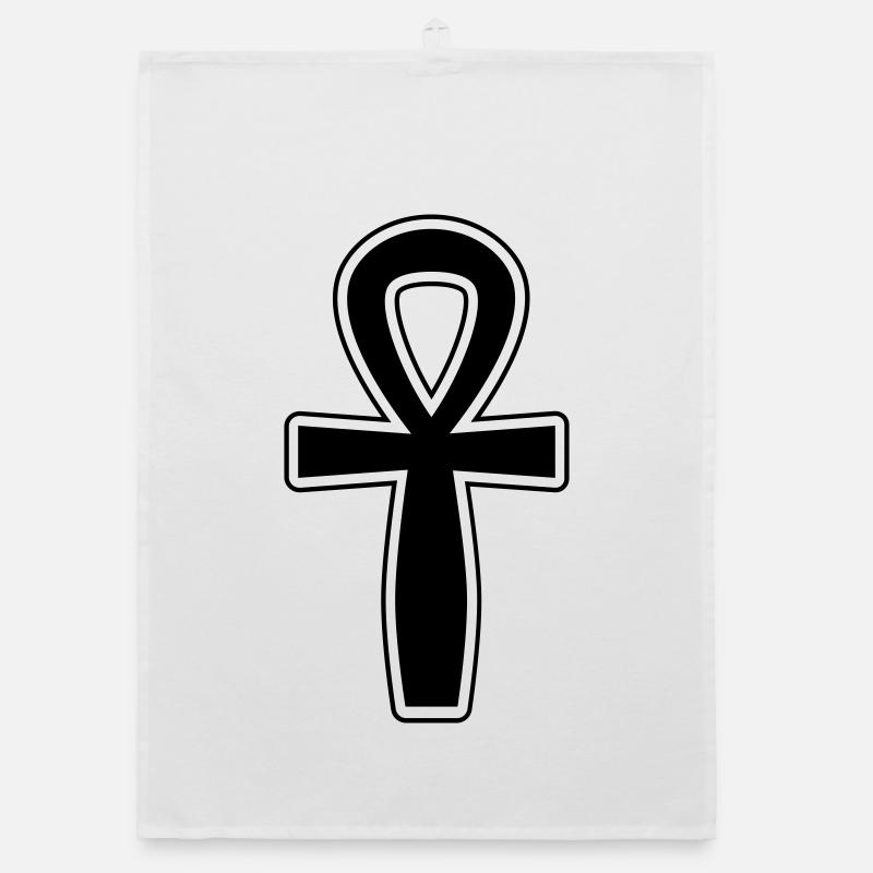 Symbole Ankh Torchon bio