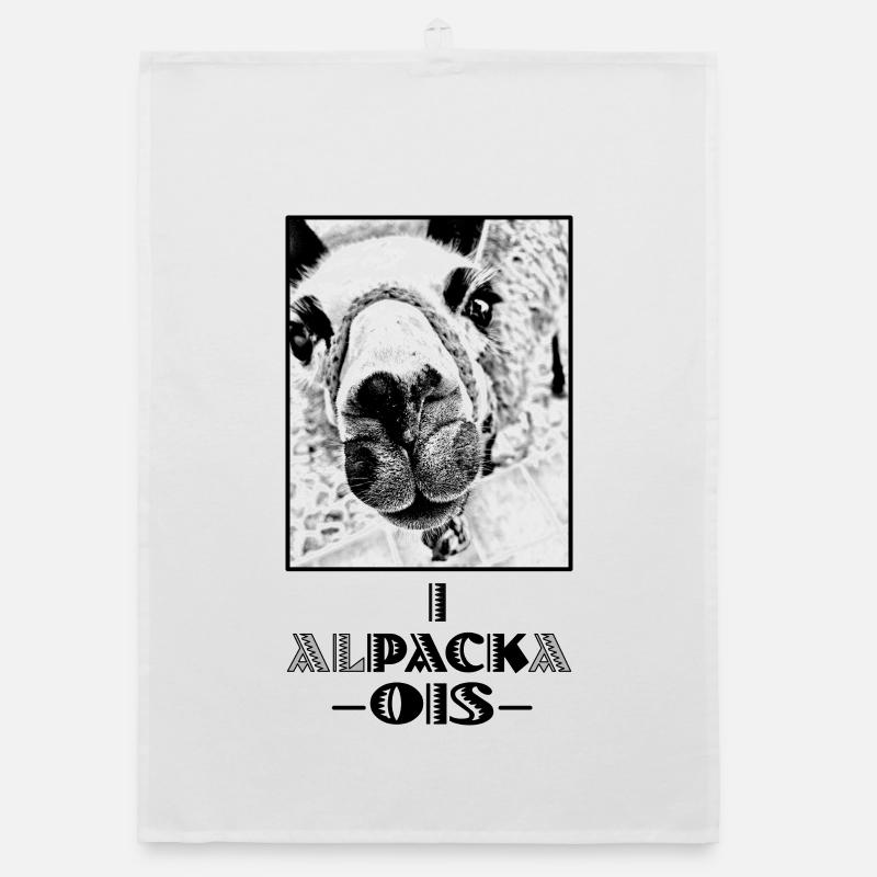 ALPACA - i pack ois - I can do everything - dialect Organic dish towel