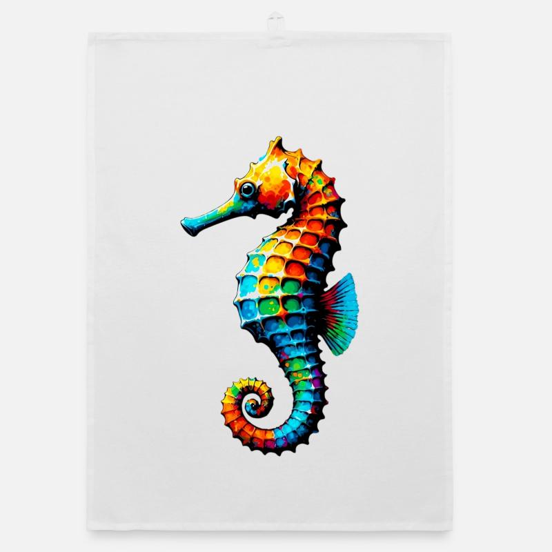 Seepferdchen Organic Geschirrtuch