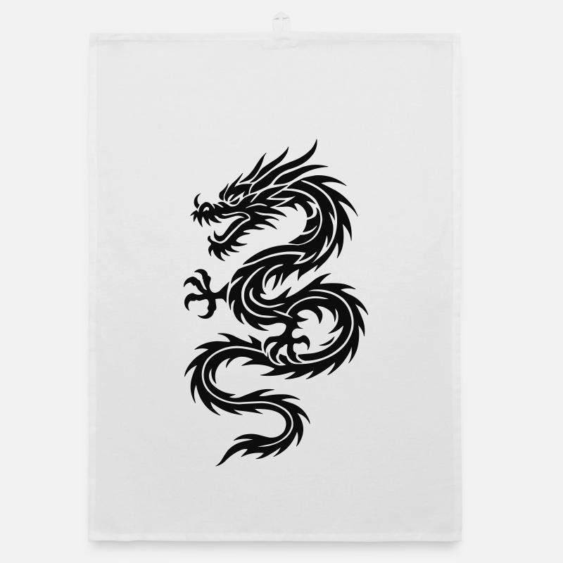 Drache Dragon Organic Geschirrtuch