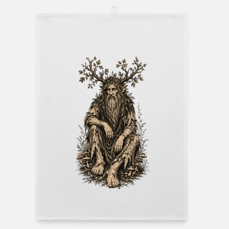 Seated Leshy Organic dish towel